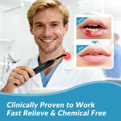 Portable Cold Sore Light Therapy Device Canker Sore Treatment Mouth Ulcer Relief