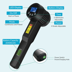 ZJZK 3W-12W Professional Class IV Laser Therapy Device for Pain Relief & Recovery