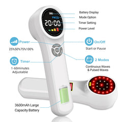 ZJZK Cold Laser Therapy Device 1760mW for Humans & Pets Joint & Muscle Pain Relief