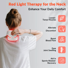 ZJZK Red Light Therapy Devices for the Neck LED Therapy Ease Muscle Tension