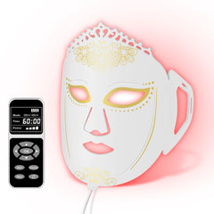 ZJZK Red Light Therapy Face Mask, Colorful Silicone Phototherapy for Facial Care