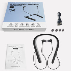ZJZK Hearing Aids for Seniors: 32-channel Digital, 7 Volumes Control for Noise Cancellation